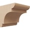 Ekena Millwork 10"W x 10"D x 10"H Wide New Brighton Rough Cedar Woodgrain TimberThane Corbel, Primed Tan CORUR10X10X10NEBRCPR - alternate 1